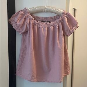 Vero Moda Pink Off-Shoulder Top